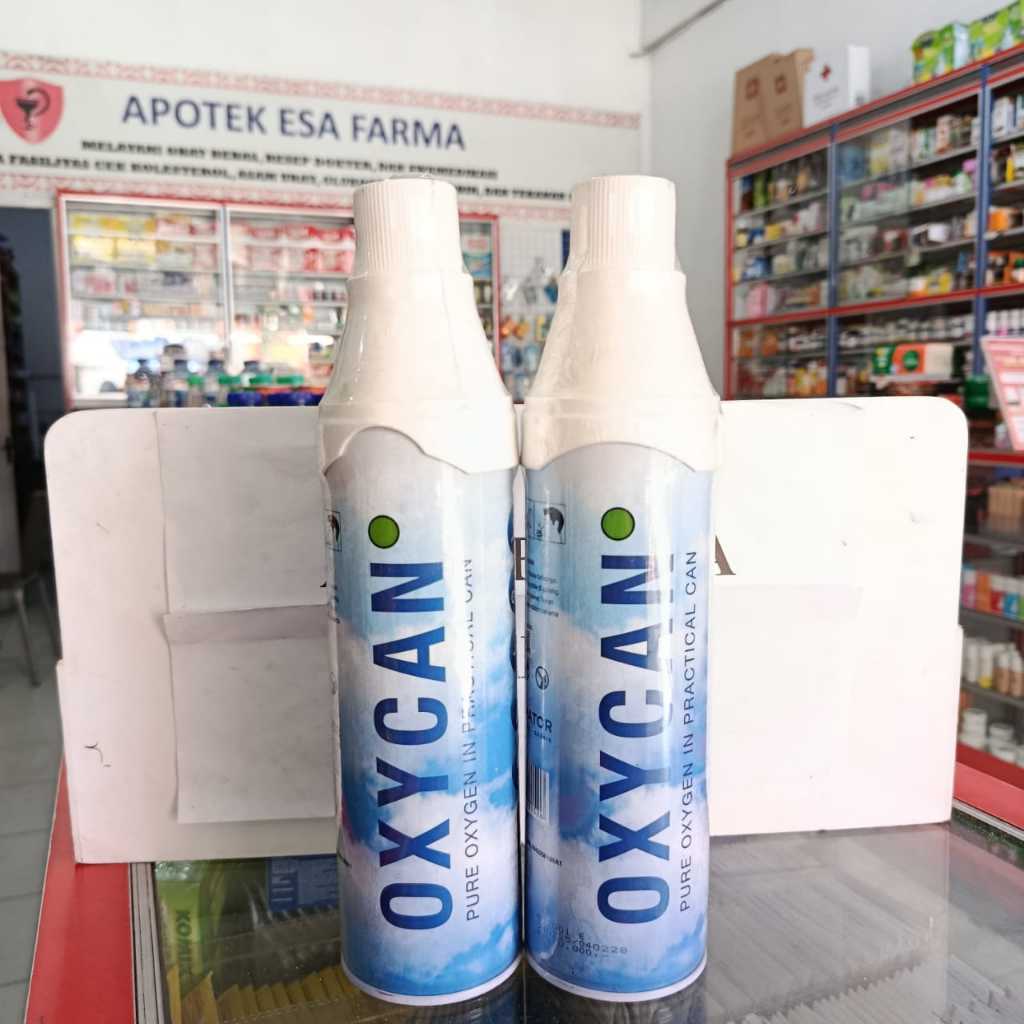 Oxycan Oksigen Portable Oksigen Tabung Kaleng 500cc