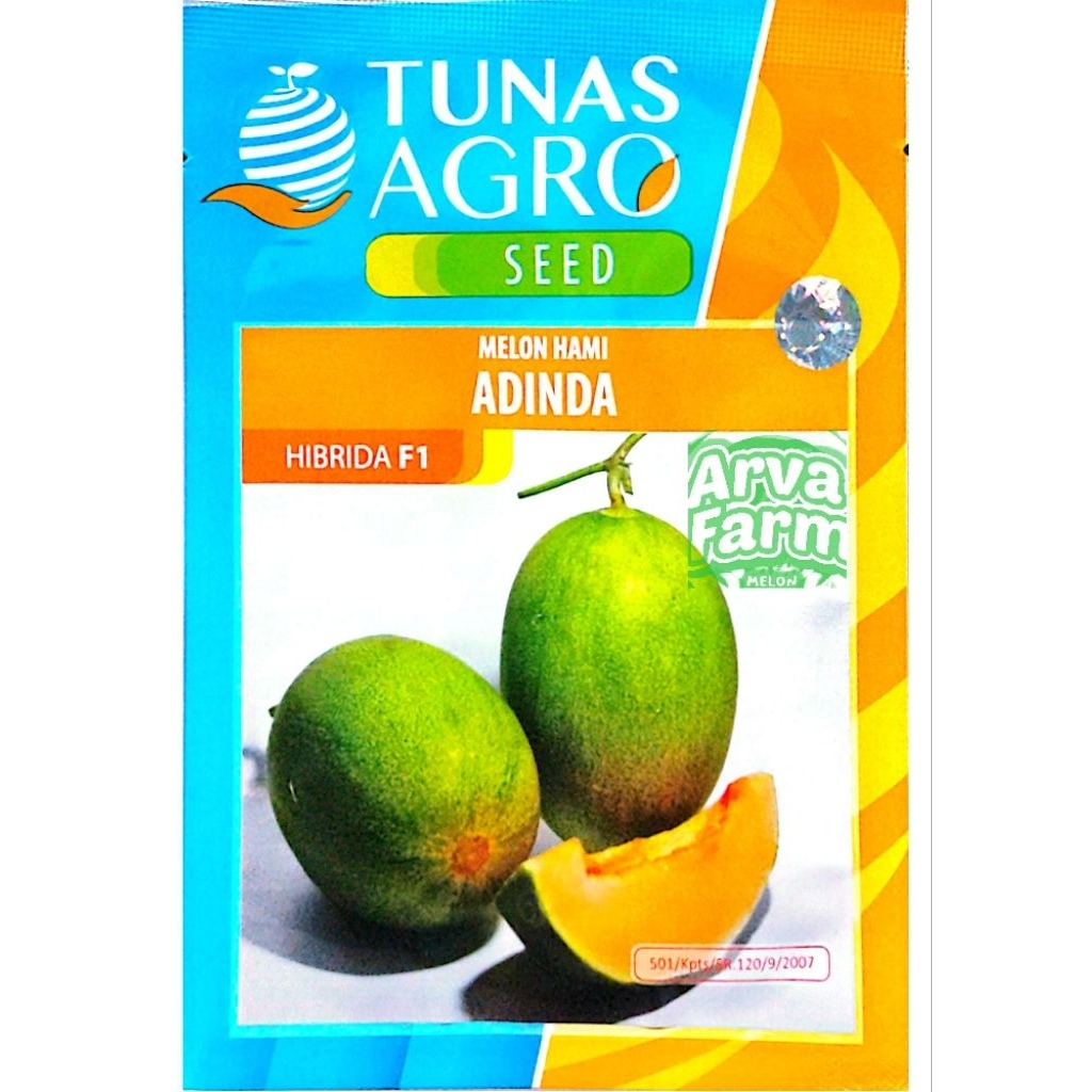 Benih melon F1 benih Adinda 10 gram  +/- 300 biji