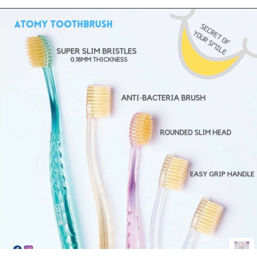 Sikat Gigi Dewasa Atomy Toothbrush Anti Bacteria