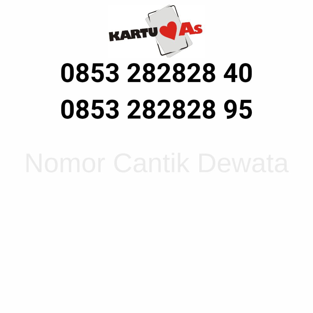 Nomor Cantik Kartu AS Perdana Telkomsel Nomer Cantik Seri 282828