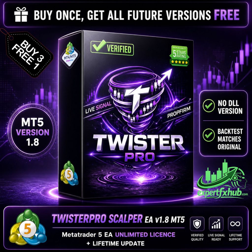 v1.8 TwisterPro Scalper EA Metatrader 5 Expert Advisor ftmo prop firm challenge scalping trading bot