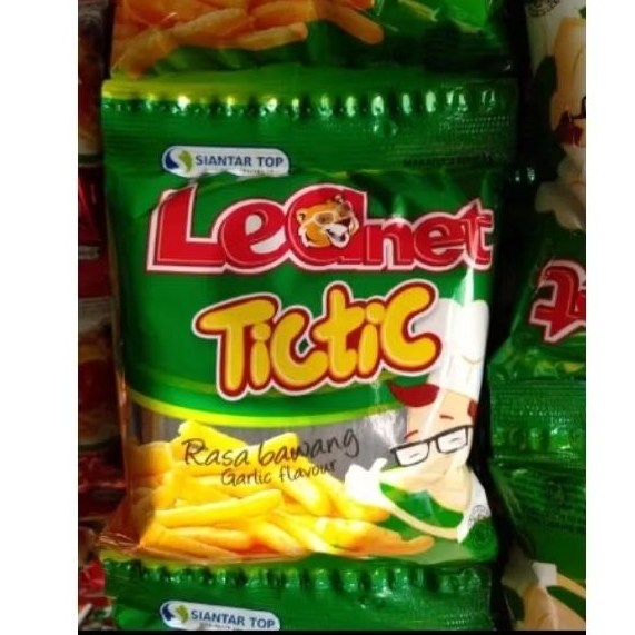 TICTIC LEONET SIANTAR TOP (1 RENCENG - ISI 10 PCS) SNACK JADUL CEMILAN MAKANAN RINGAN