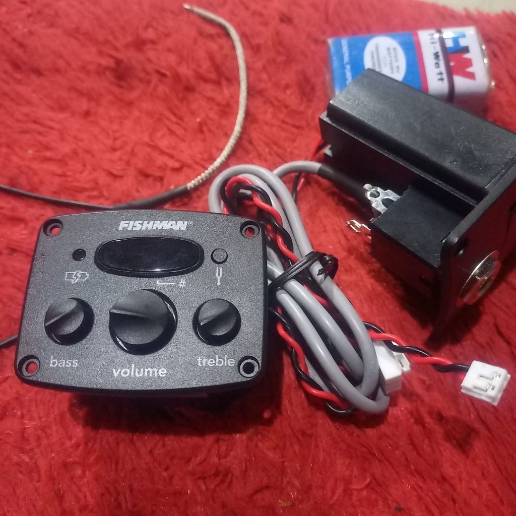 Equalizer gitar akustik Fishman original isys Mini