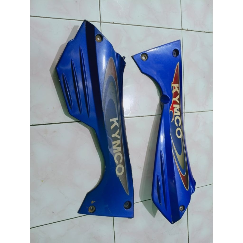 Cover sambungan body depan atas mesin Kymco cevira original 2nd lepasan motor
