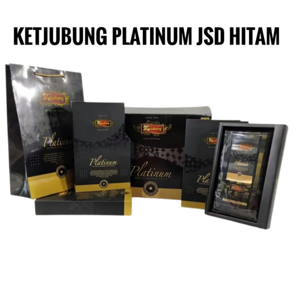 Sarung Ketjubung Platinum JSD Hitam Ecer Grosir SN.Z