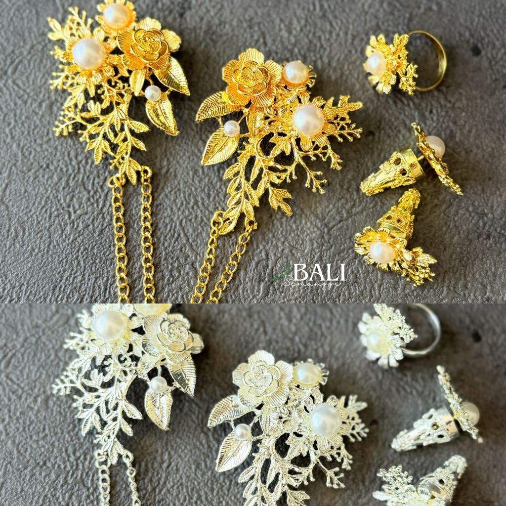 set bros alpaka aurelia gold / silver / set bros bali / set bros alpaka bali