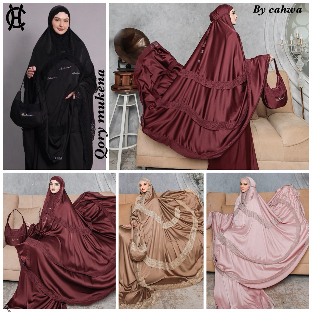 QORI Mukena by cahwa mukena premium mukena brukat mukena luxury mukena saku