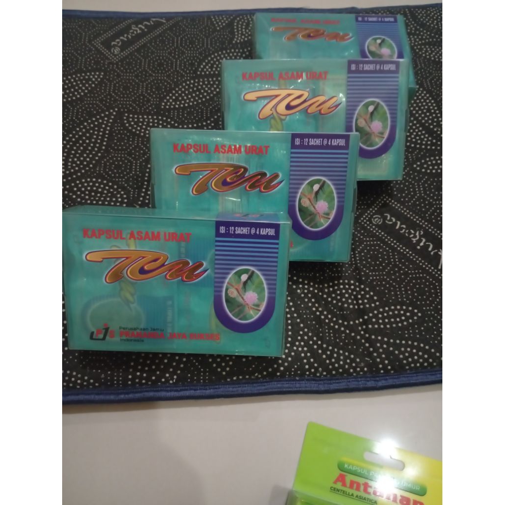 empat sisi coper per segi dua kl empat herbal  tcu isi 12 sachet @ 4 kapsul original% siang malam