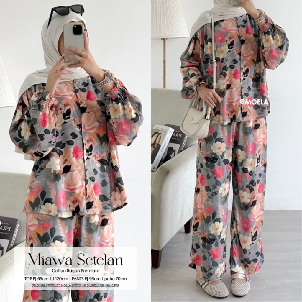MEIWA SET SETELAN RAYON PREMIUM BY MOELA