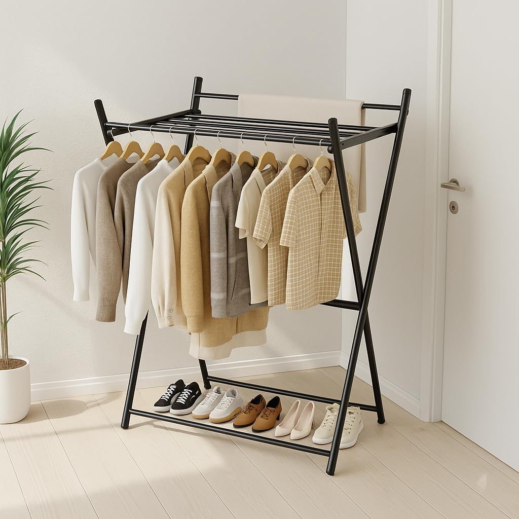 J900 Rak Laundry Lipat / Rak Jemuran Lipat / Rak Gantung Baju Lipat