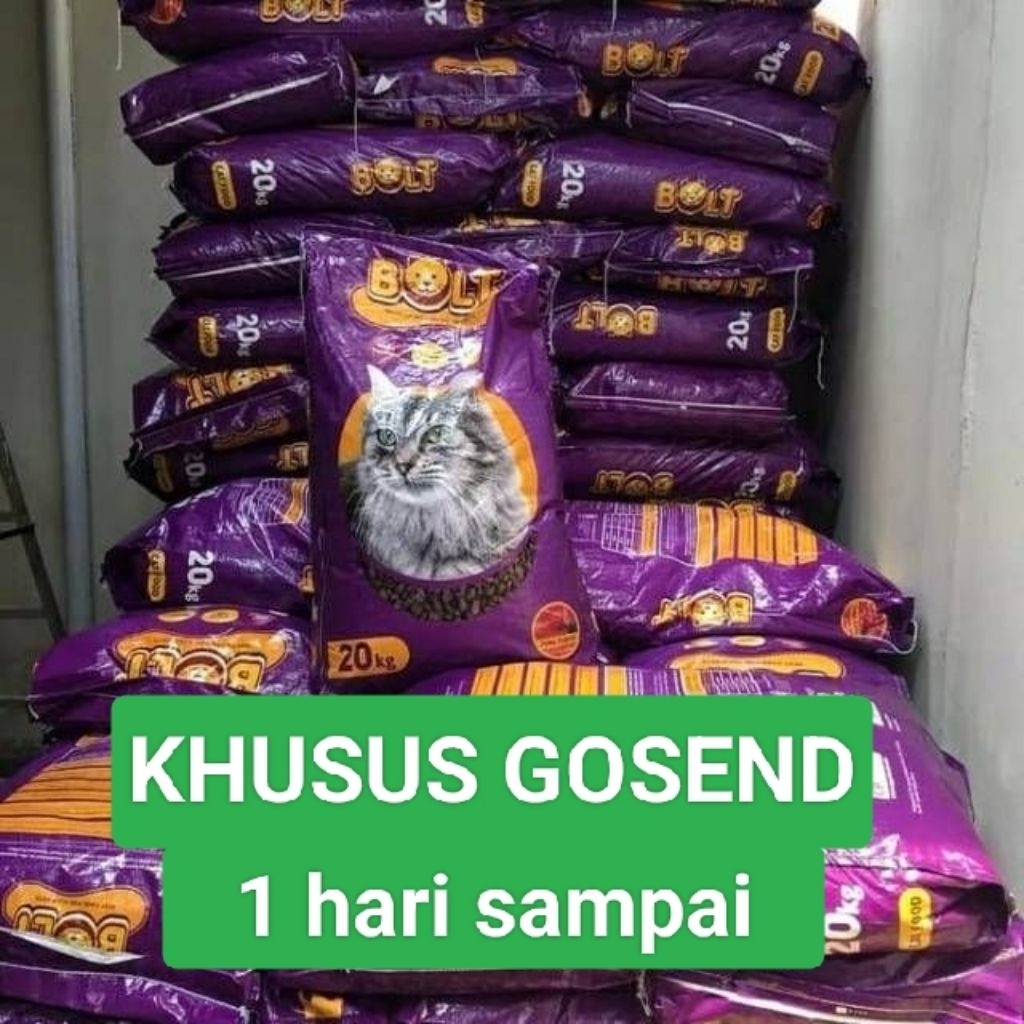 MAKANAN KUCING BOLT 20 KG