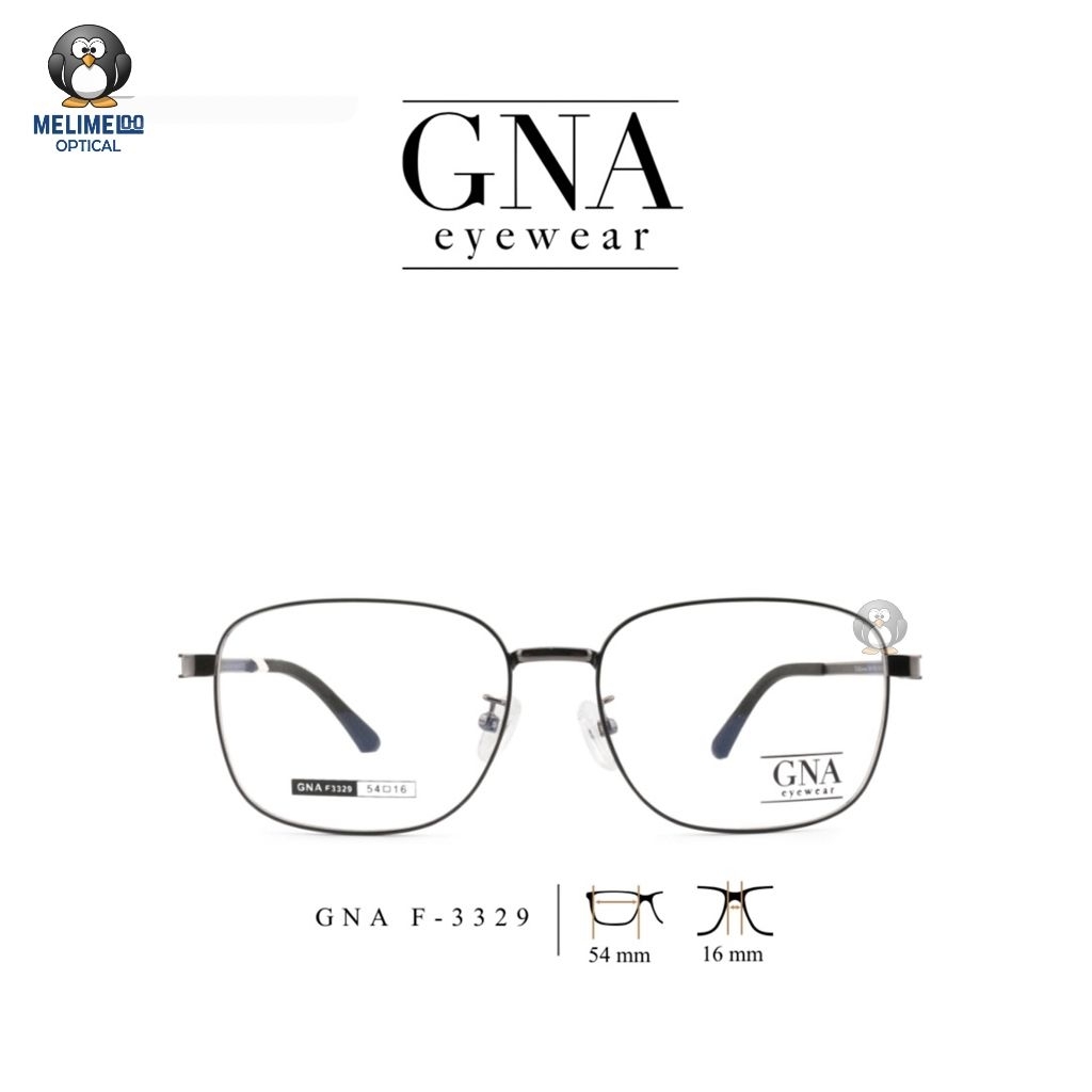 Frame Original GNA Eyewear F-3329 | Uk. 54-16 | Kacamata