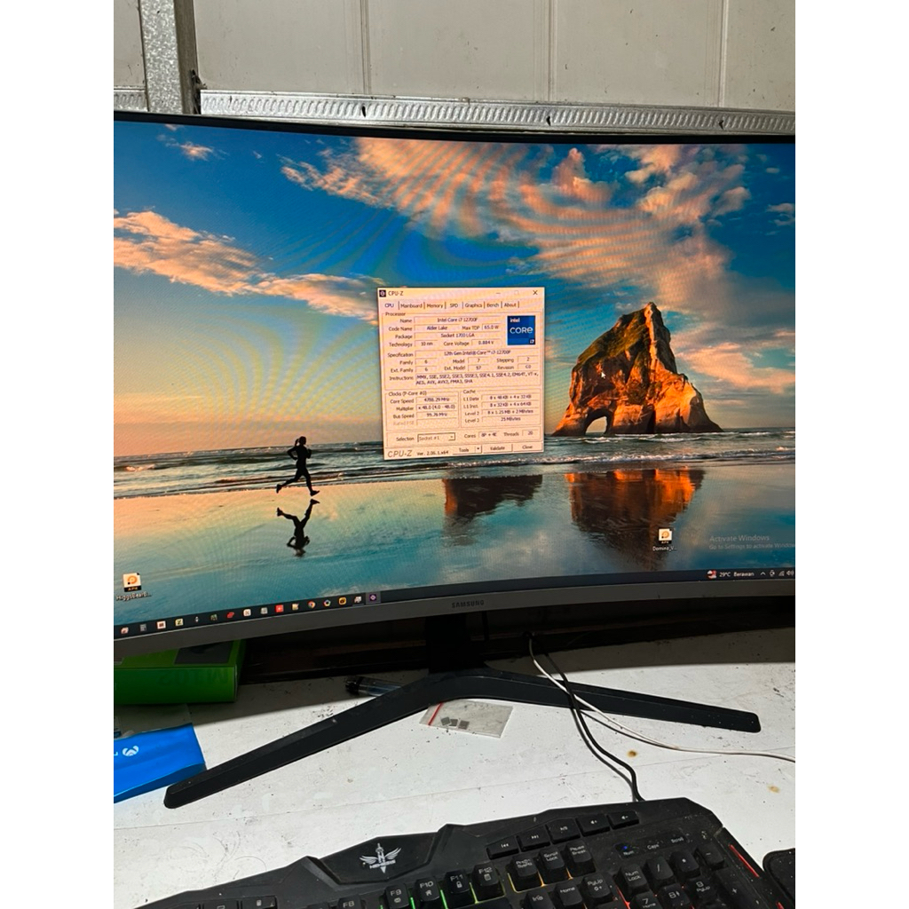 Pc Gaming Bekas mantap mobo PRO B760M-A WIFI l I7 gen 12f | 64gb  32x2 | vga gtx 1650 | SSD 1tb