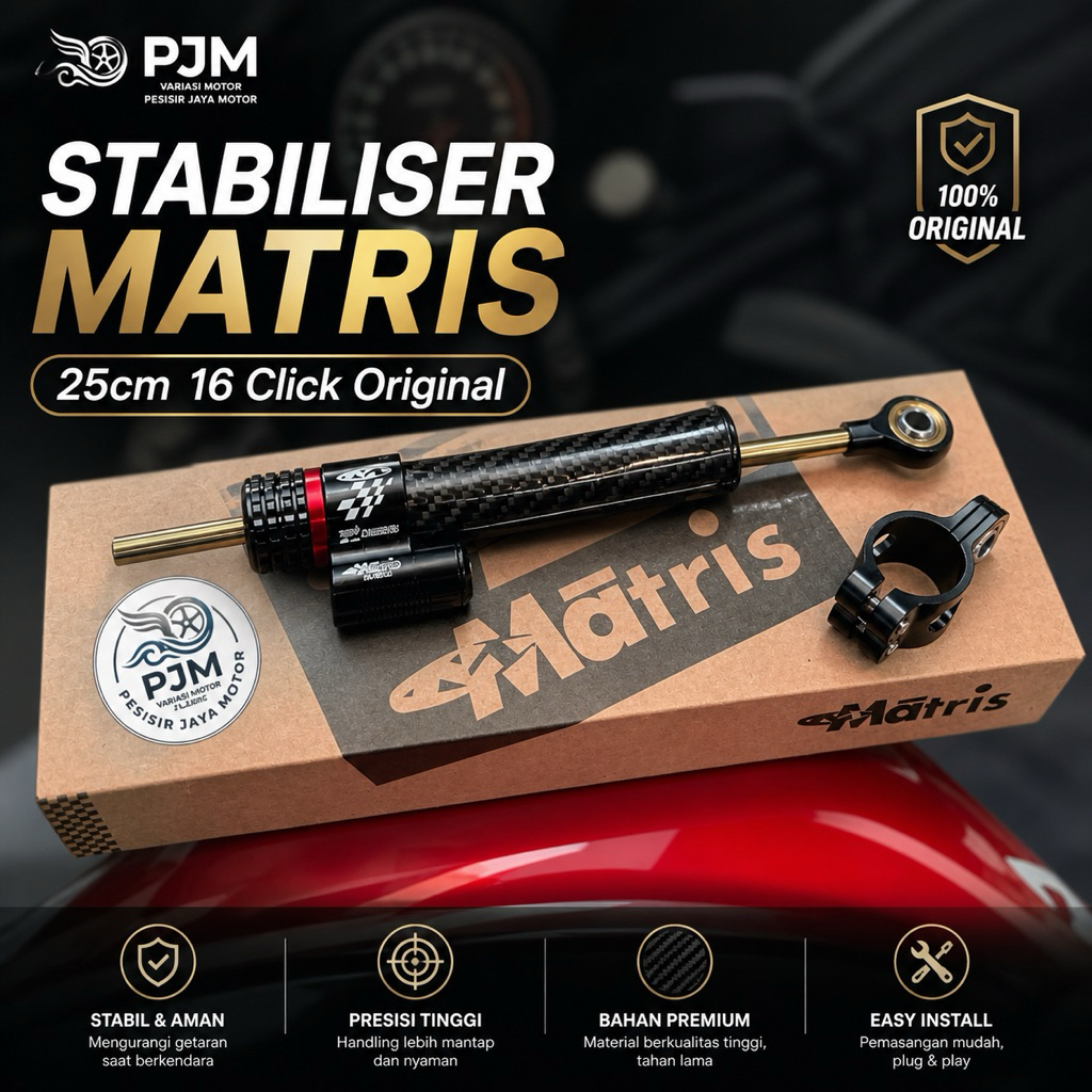 Stabiliser MATRIS 25cm Import Stabilizer Stir Matris Pendek Original Import Matris