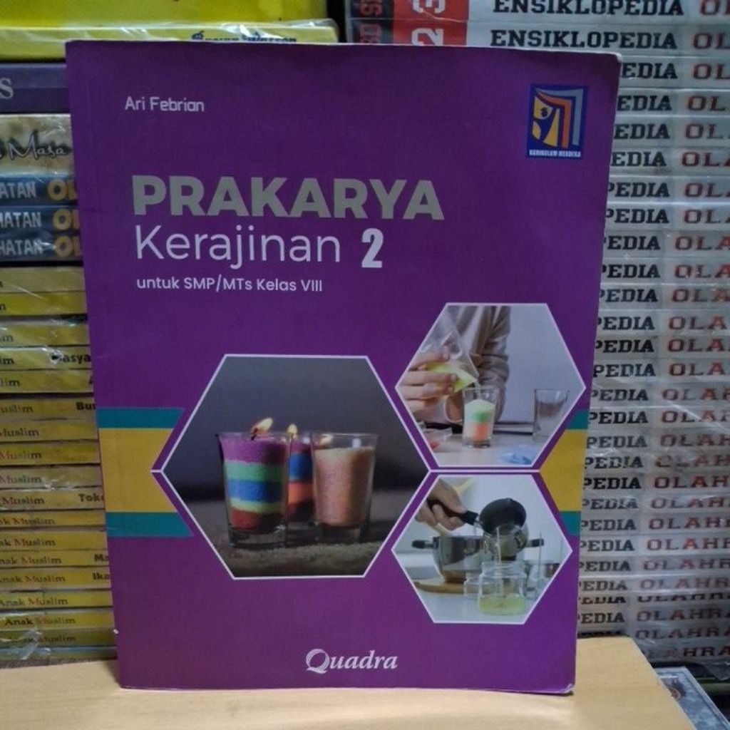 Buku Original PRAKARYA Kerajinan 2 SMP MTs Kelas 8 K Merdeka Quadra