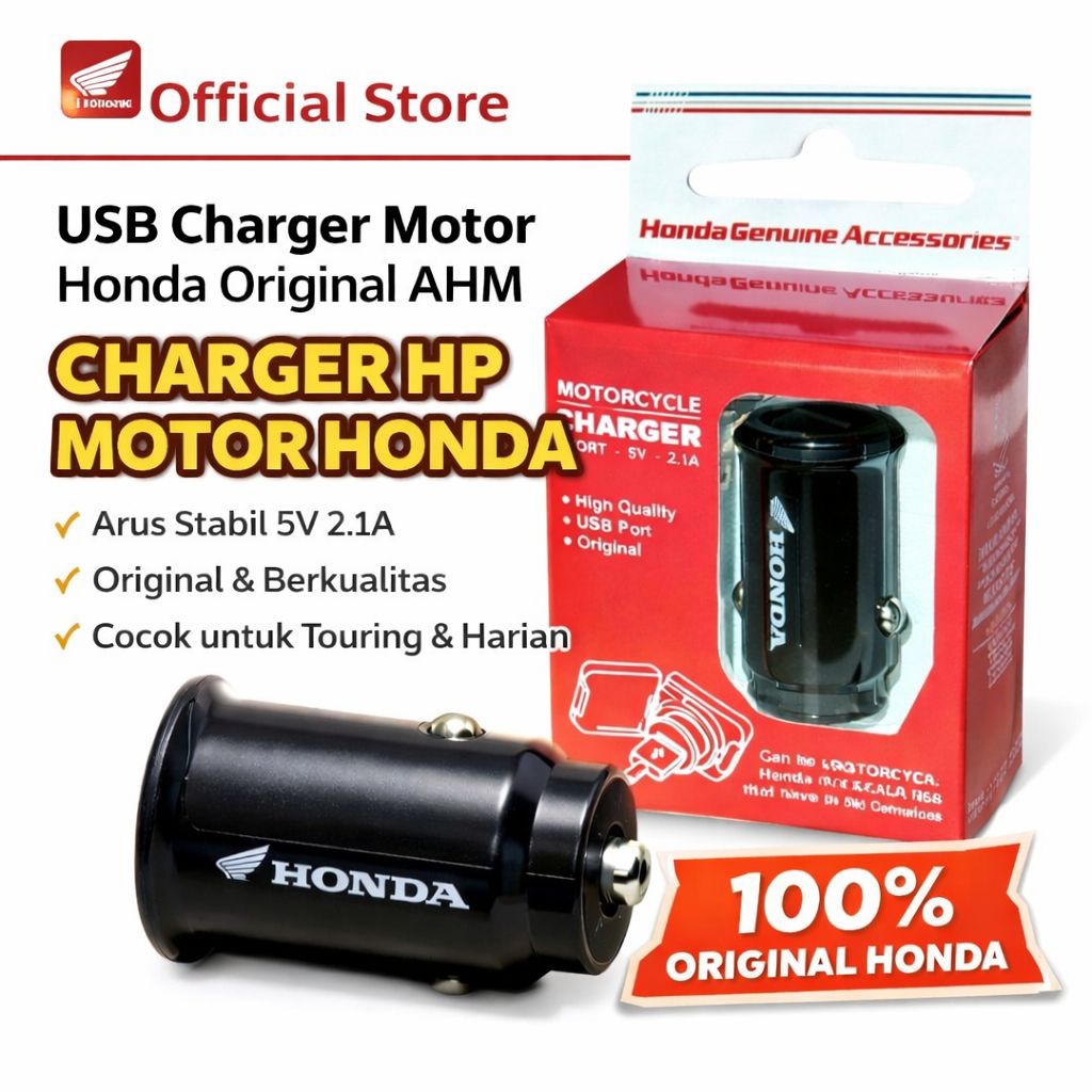 CHARGER USB MOTOR HONDA / USB PORT / COLOKAN USB MOTOR HONDA PCX150 ADV GENIO SCOOPY BEAT