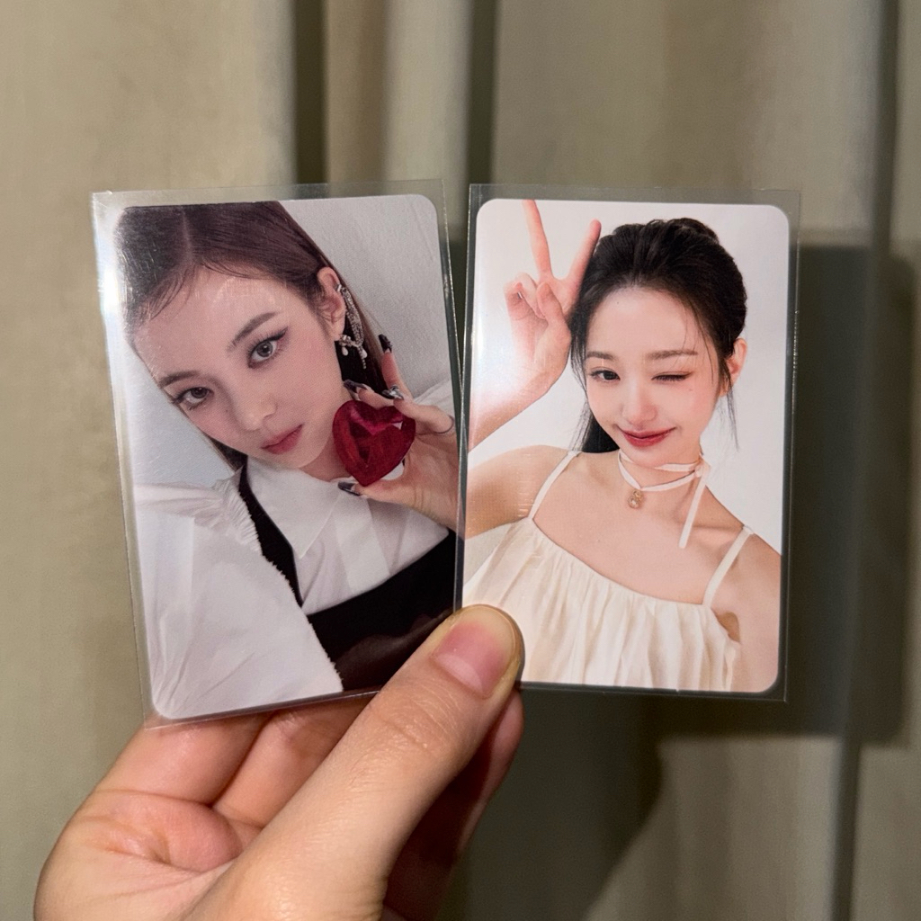 PHOTOCARD LIA ITZY CHECKMATE JANG WONYOUNG IVE AMUSE