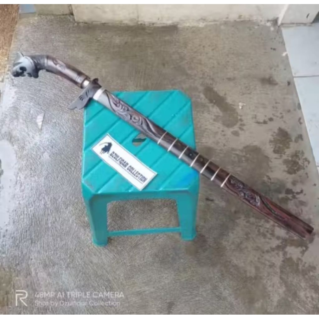 Pisau baja super tajam / Golok baja asli / pedang samurai panjang /