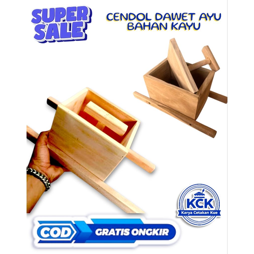 Cetakan Cendol Dawet Ayu Bahan Kayu Pilihan Food Grade/Cetakan Cendol Murah