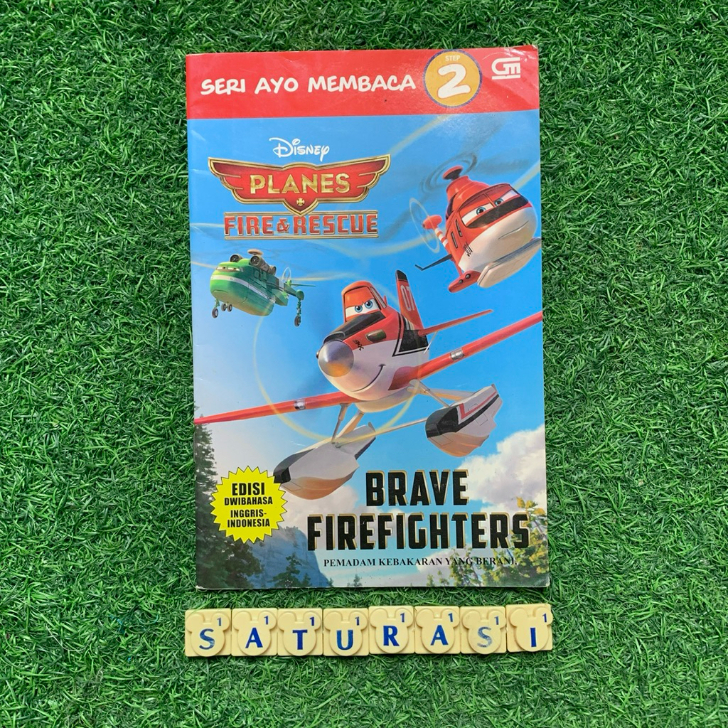 (Saturasi Preloved) Seri Ayo Membaca 2 : Disney Planes Fire & Rescue Pemadam Kebakaran yang Berani -
