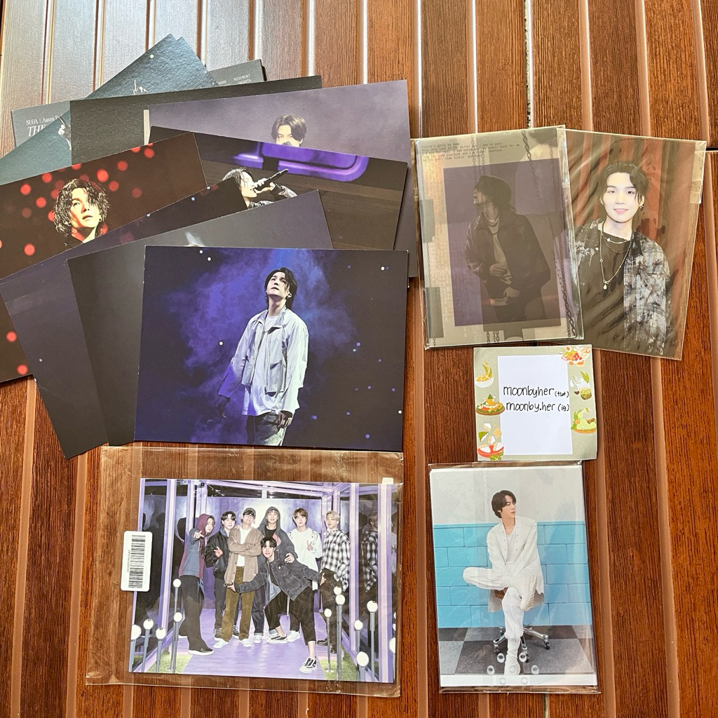 PHOTO SET POSTCARD YOONGI SUGA D-DAY ORIGINAL PTD BTS POP-UP MOTS OFFICIAL