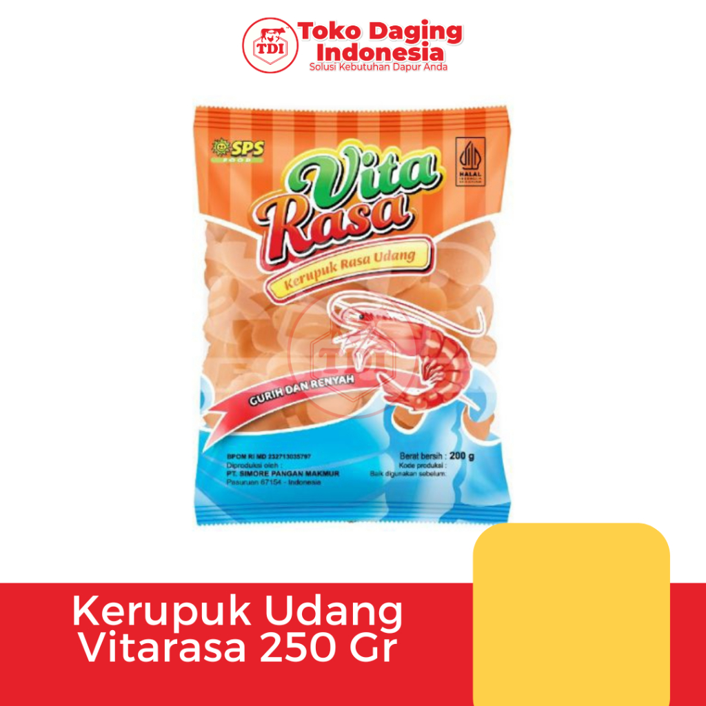 Kerupuk Udang Vitarasa 250 Gr