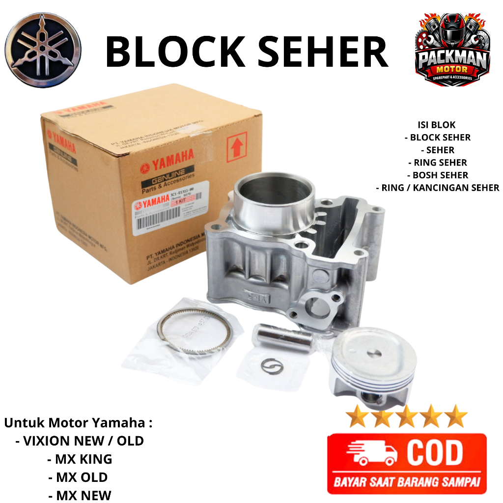 Block seher vixion old - blok seher vixion new 3C1 1PA ori Packman motor