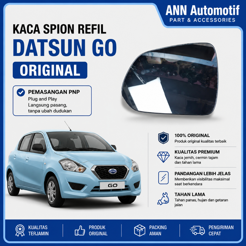 kaca spion refil datsun go kaca isi ulang spion datsun go cermin spion datsun go kanan atau kiri