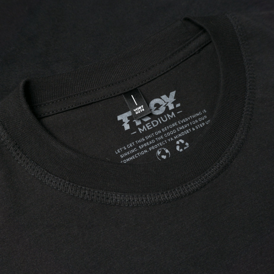 Troy Company Kaos Pria Lengan Panjang Hitam - Stay Busy Flat Longsleeve Tshirt Black LSD 2223