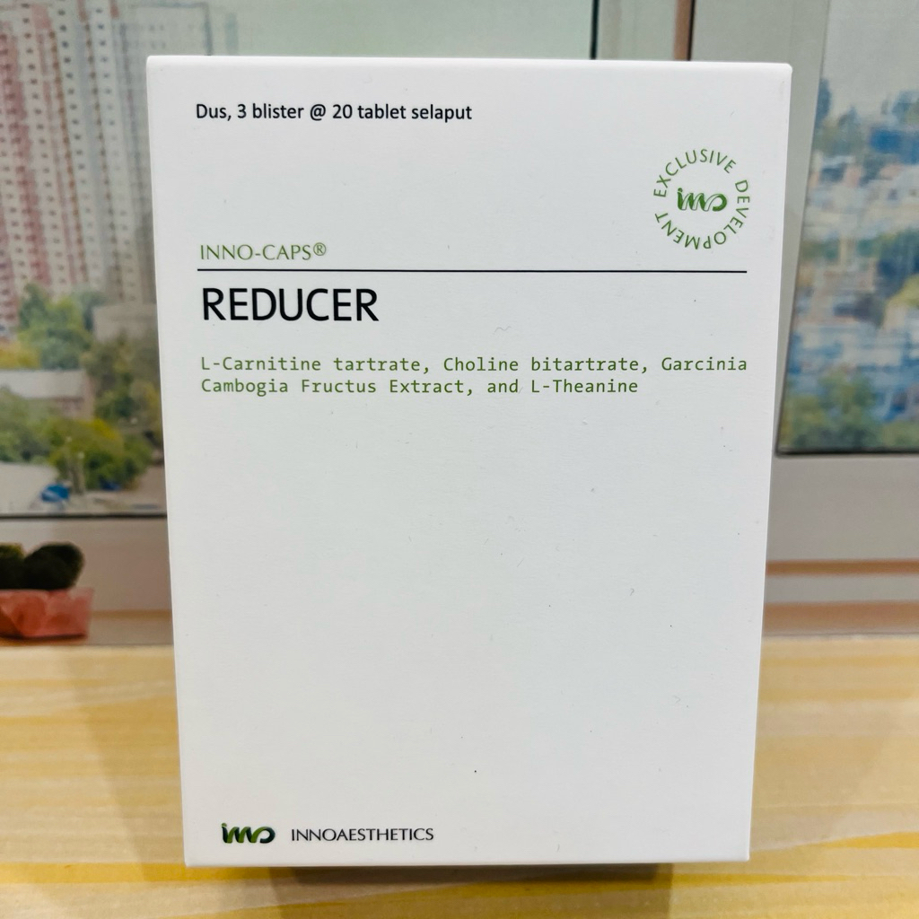 Inno Reducer Caps PPC - 60 caps BPOM suplemen diet membantu mengurangi lemak tubuh