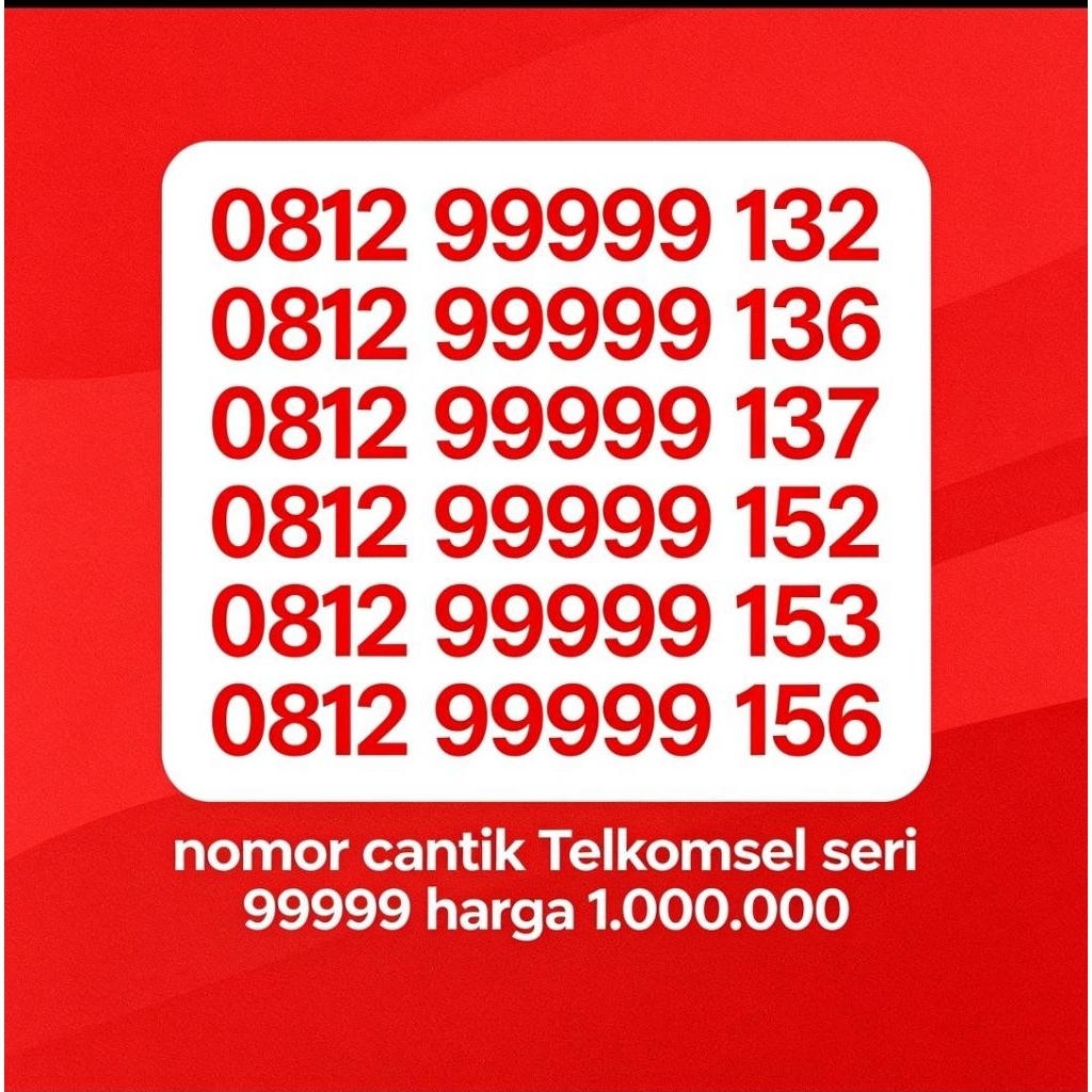 TELKOMSEL SERI 99999