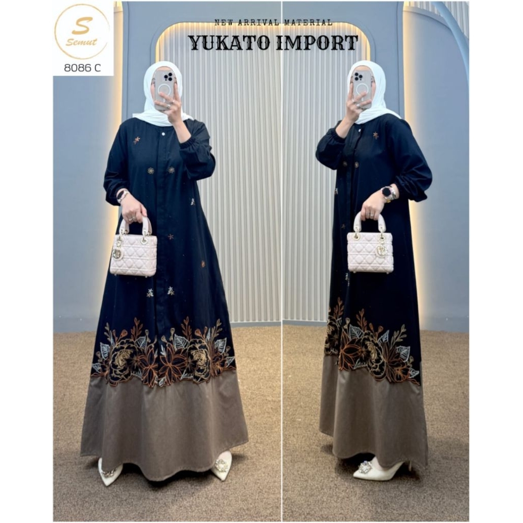 saukia dress by SYAINA SMUT