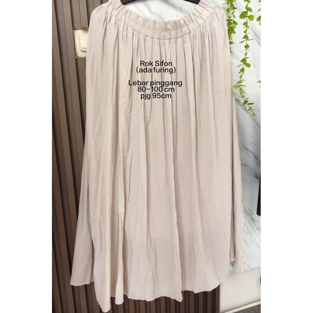 Rok Siffon Warna Coksu