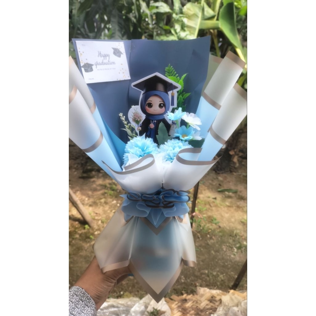 buket wisuda/ buket topper wisuda cewek