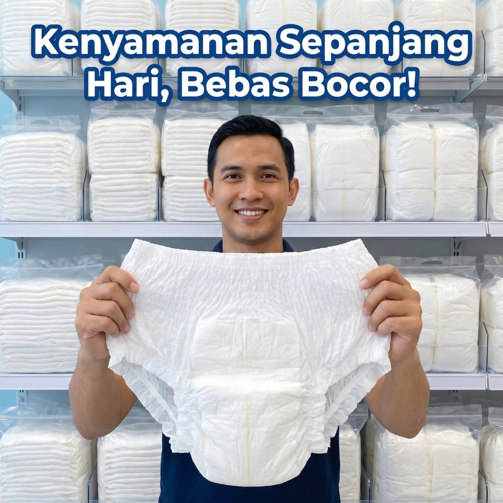 Popok Dewasa Tipe Celana|Isi 20 Pcs|Murah Berkualitas|Daya Serap Tinggi|Anti Bocor|Diapers Adult|Dia