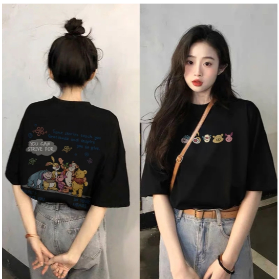 Oversize T-Shirt Wanita Korean Style winnie