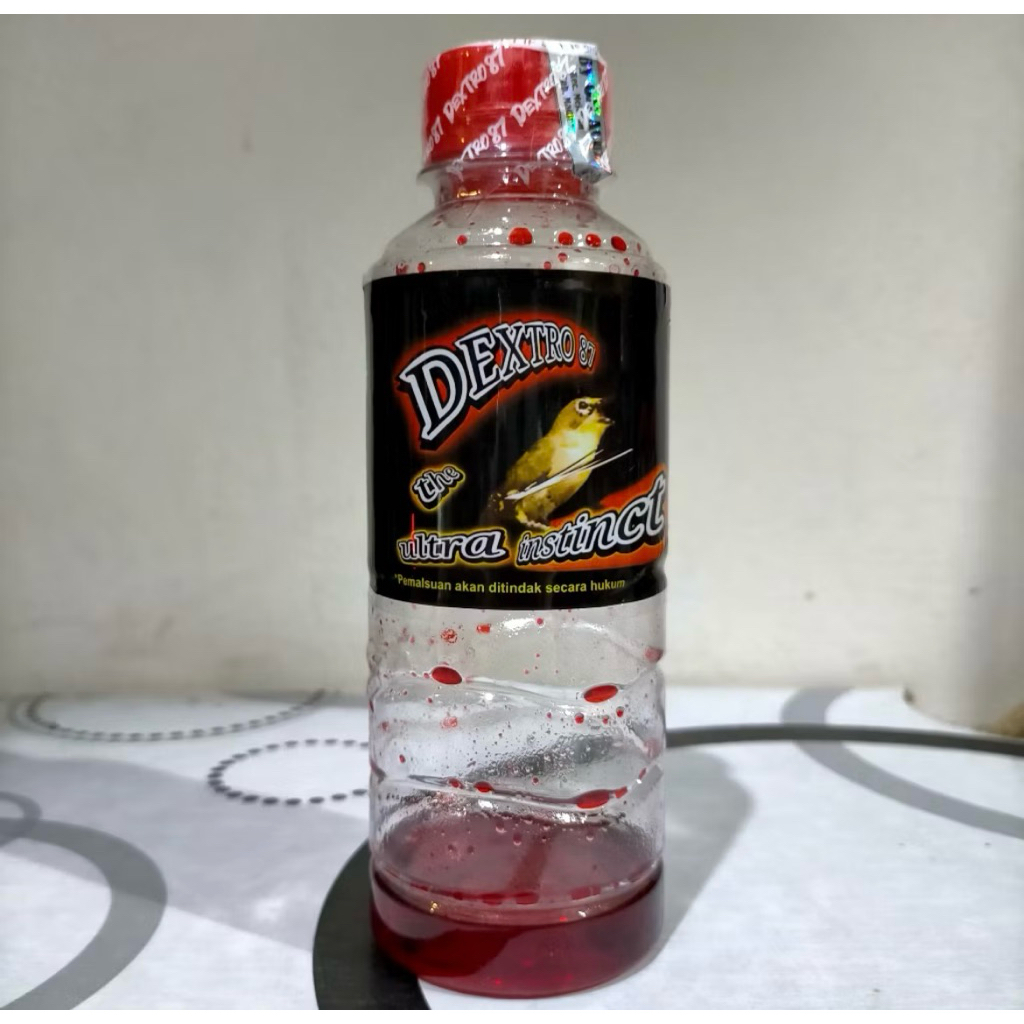 DEXTRO 87 TUTUP MERAH THE ULTRA INSTINCT MULTIVITAMIN UNTUK PLECI KEMASAN BARU AGEN RESMI SURABAYA G