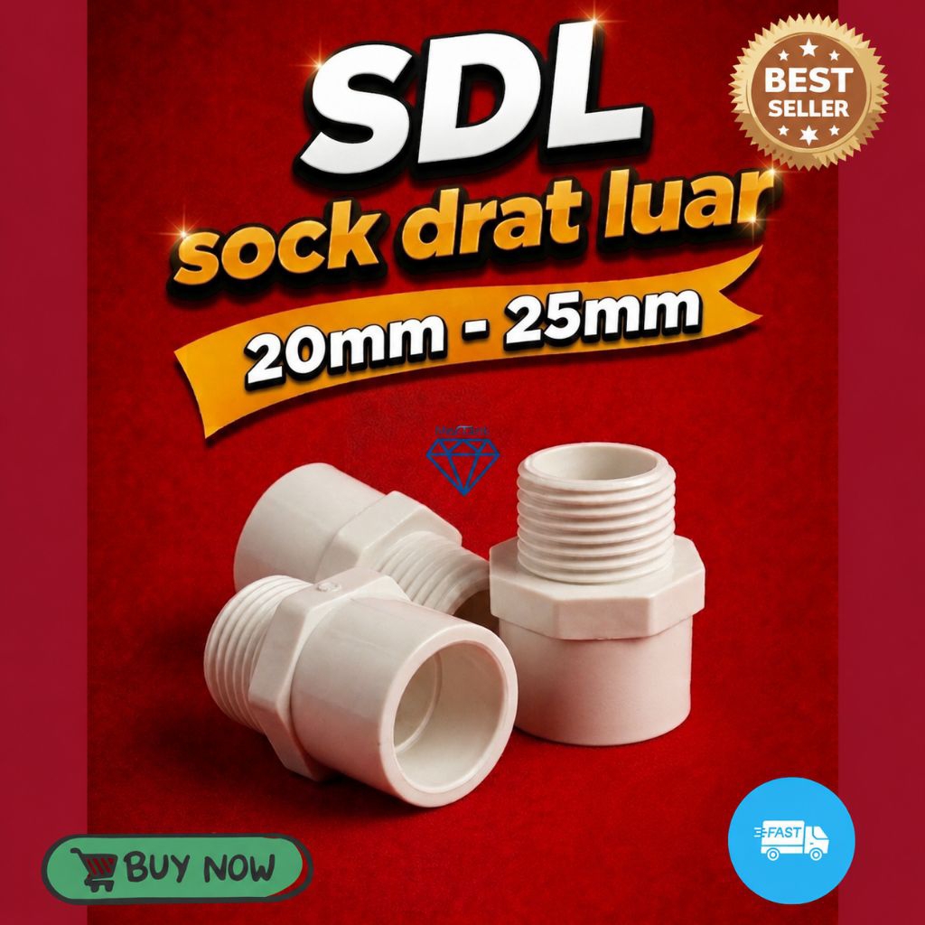Sock Pipa Aquarium - Sock Drat Luar Pipa Aquarium 20mm 25mm - Sockdrat Luar Pipa Merah Aquarium