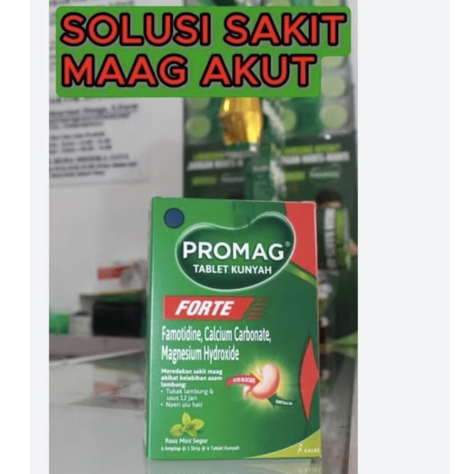 PROMAG FORTE Double Action isi 10 Cepat redakan Maag/Kembung