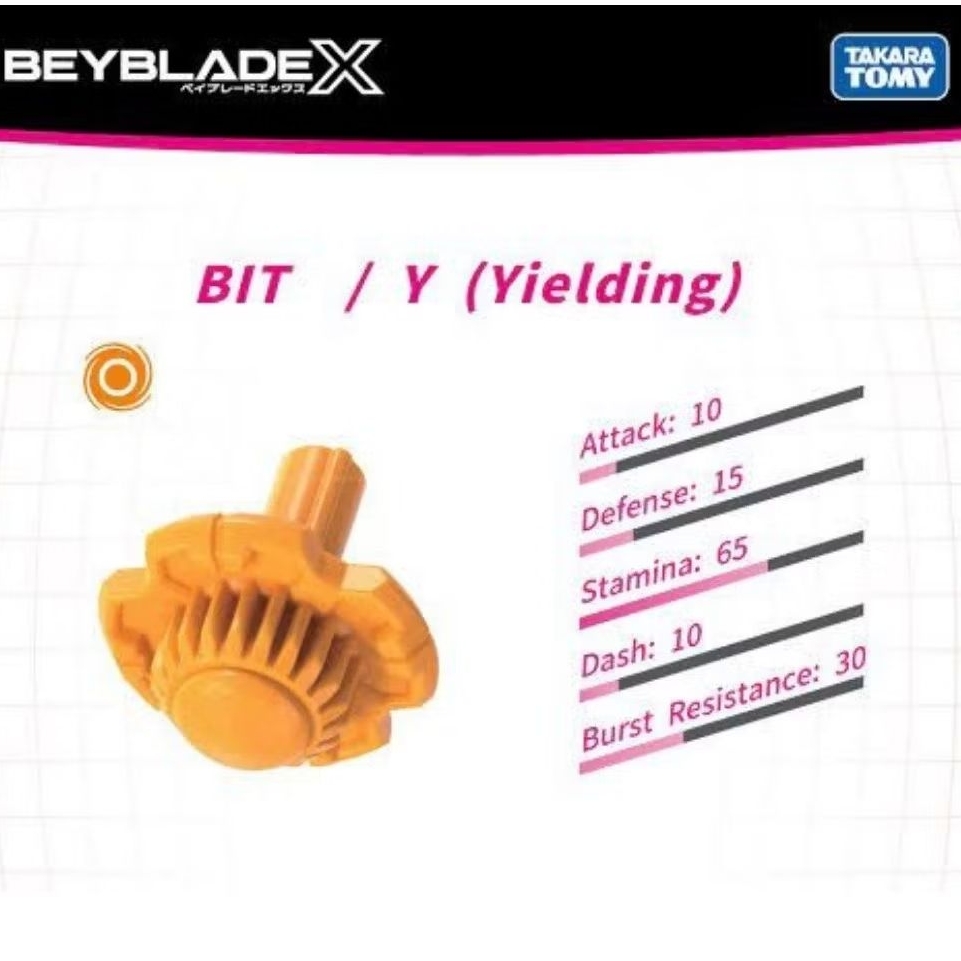 Beyblade X Bit Yielding CX New sealed original Takara Tomy,tanpa blade dan ratchet