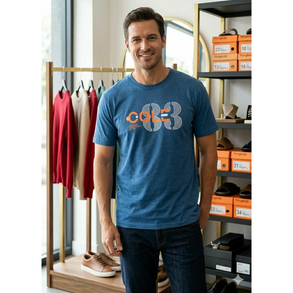Kaos Pendek Cowok Dewasa Cole Matahari