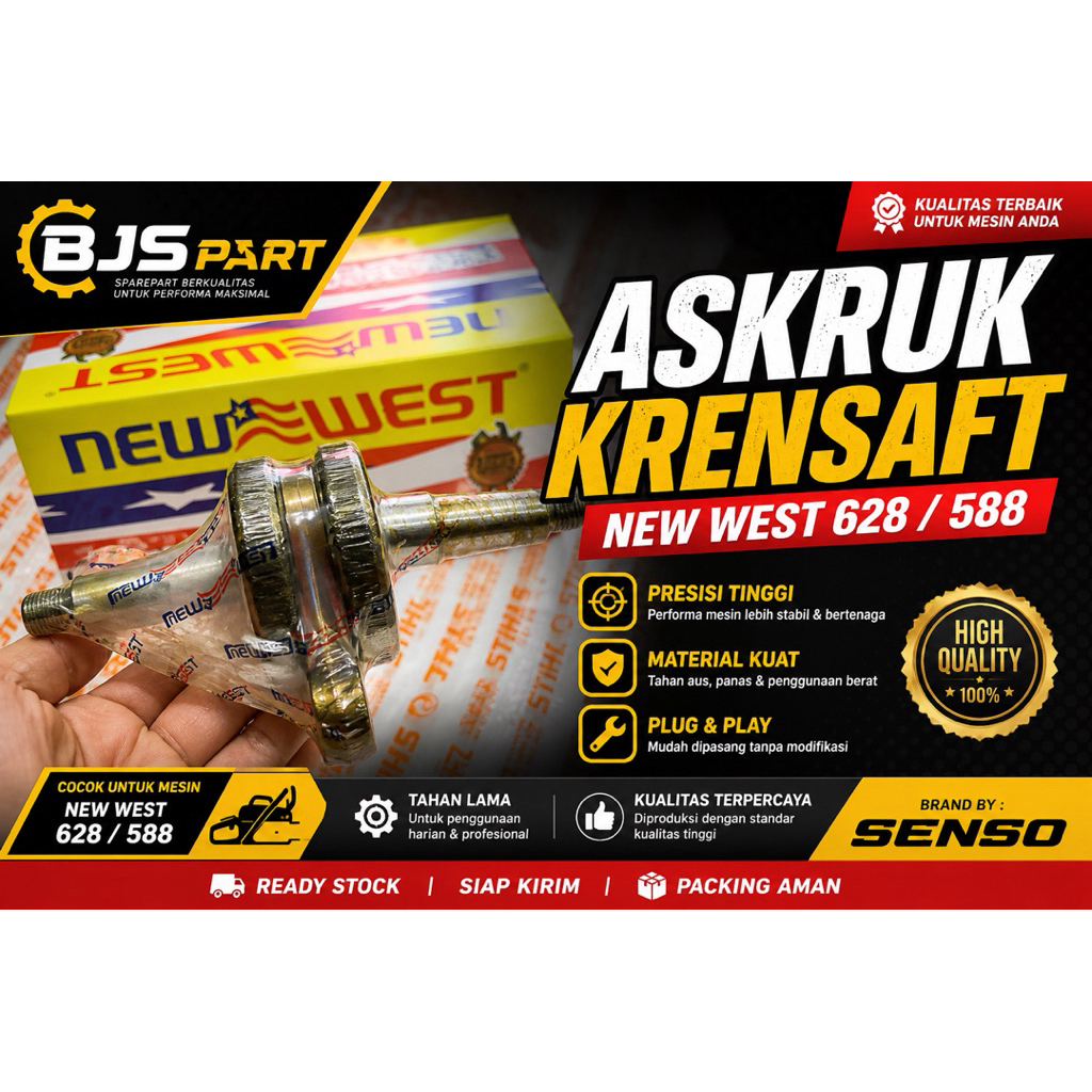 askruk new west 628/588/788 senso gergaji mesin
