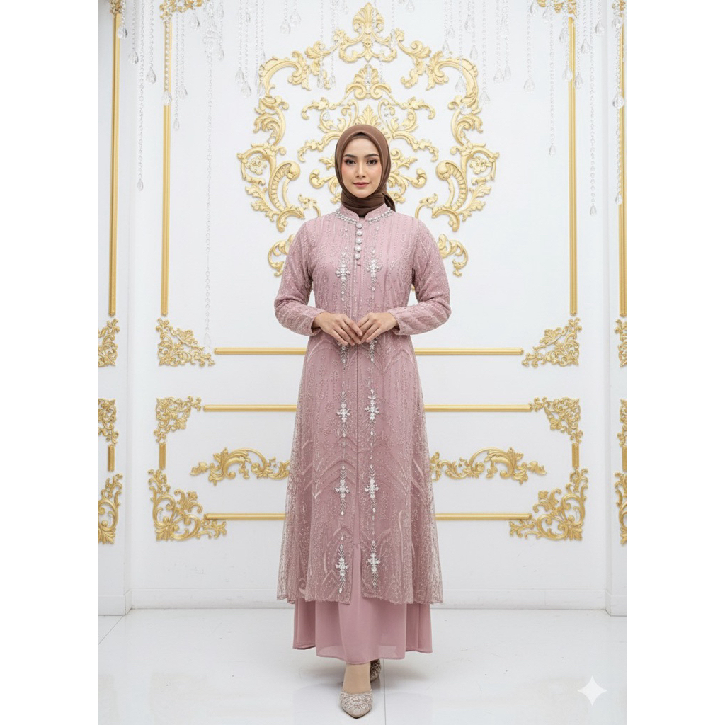 GAMIS ROMPI LEPAS//GAMIS KONDANGAN//GAMIS MEWAH PAYET DEPAN