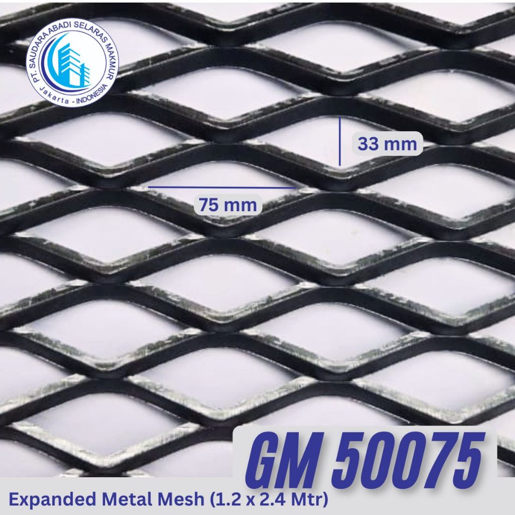 Expanded Metal 50075 / Expanded Mesh GM 50075 Expanda Diamond Mesh Gridmesh
