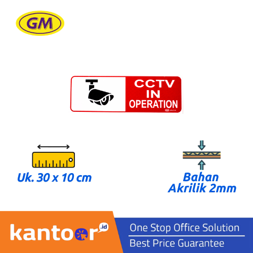 GM LABEL CCTV + RANTAI LB 413 BESAR WARNA
