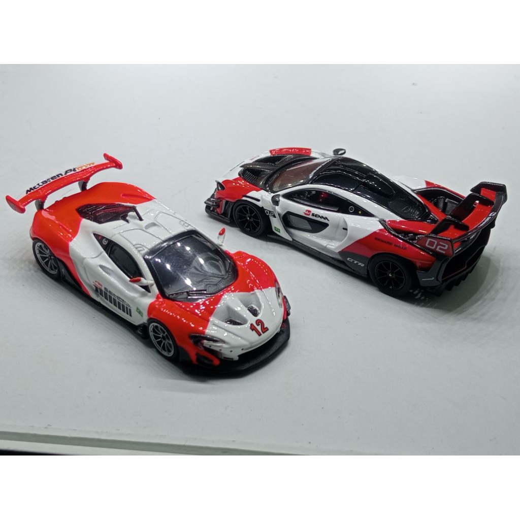cm model McLaren P1 GTR red white