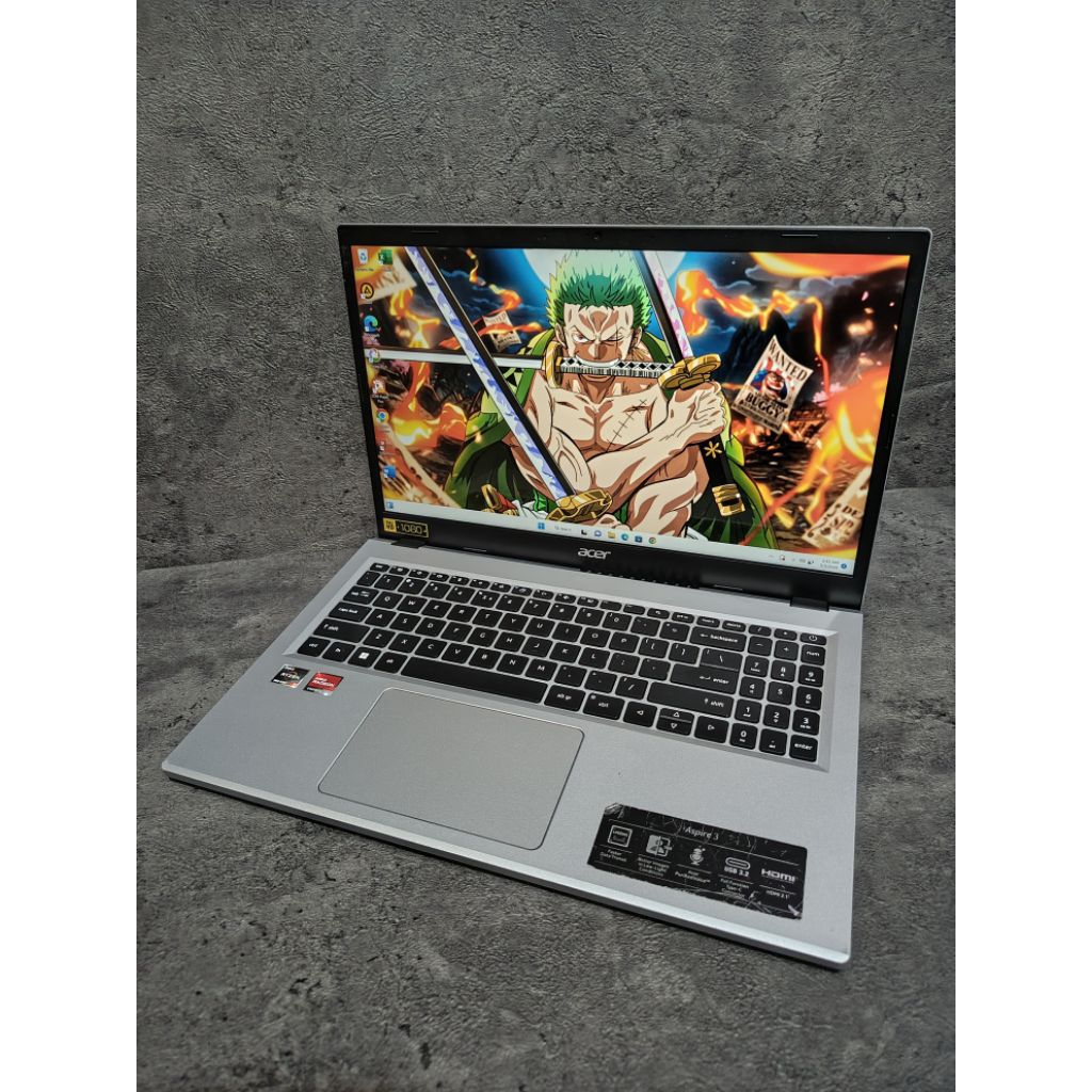 Laptop Touchscreen Acer Aspire A315-24PT AMD Ryzen 5 7320U RAM 16GB SSD 512GB Radeon Graphics 15"inc