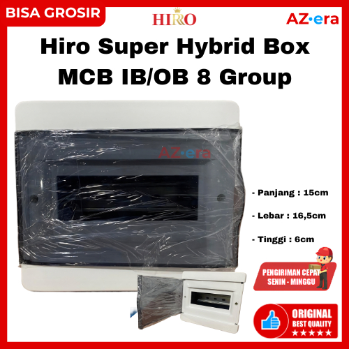 HIRO Super Zenit Box MCB Inbow 8 Group Panel Listrik Tanam Box MCB 8 Grup Tutup MCB