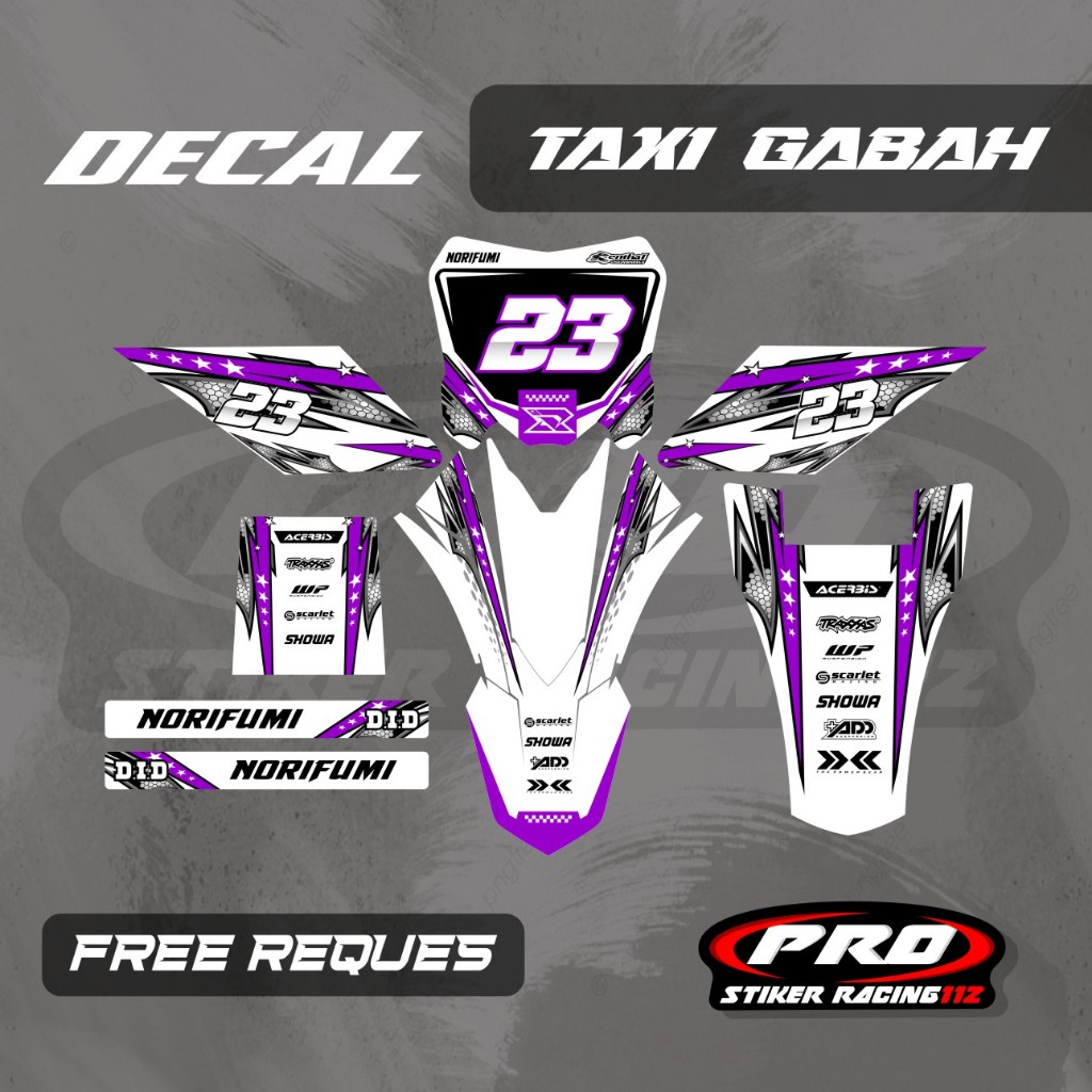DECAL OJEK GABAH DECAL TAXI GABAH DECAL ANGKUT GABAH FREE CUSTOM
