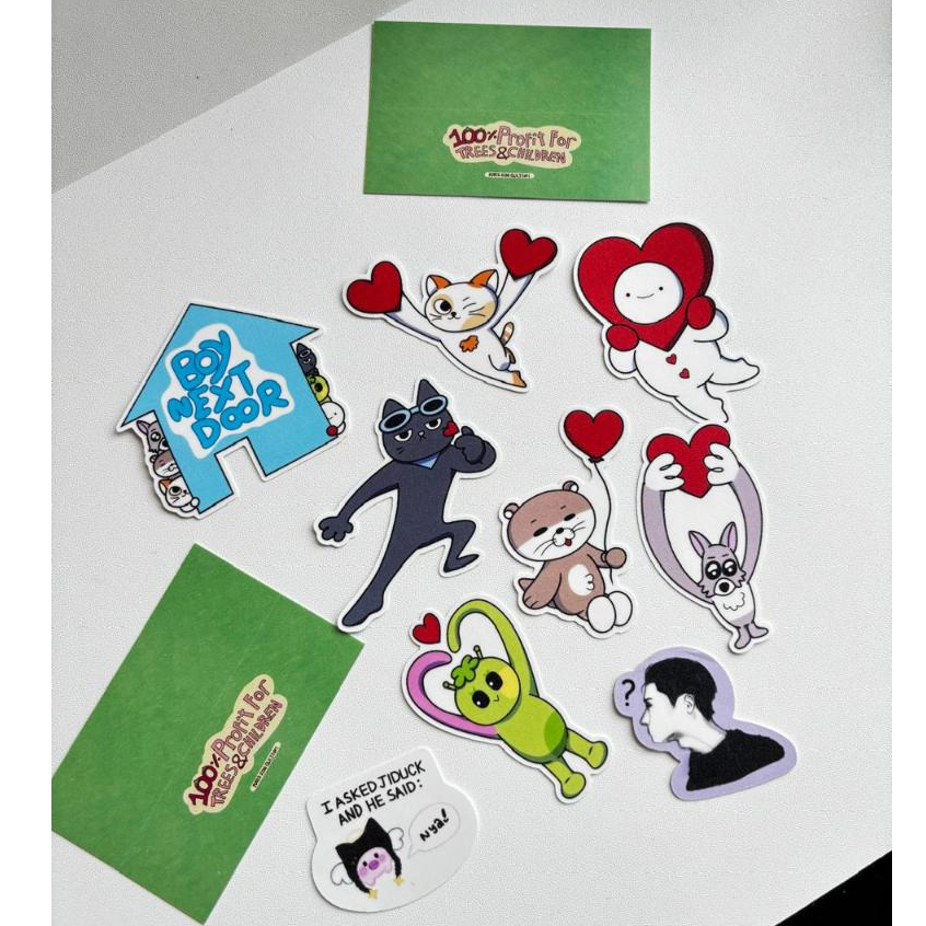 Sticker Boynextdoor Glitter (SET)